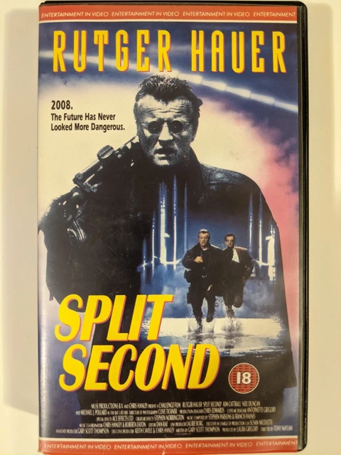 Split Second Rutger SPLIT SECOND (VHS/SUR) Rutger Hauer Kim Cattrall Action Adventure ...