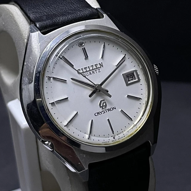 Vintage Citizen 'Blinker' Crystron Quartz Men's Watch 4-860217-Y Vintage Citizen 'Blinker' Crystron Quartz Men's Watch 4-860217-Y