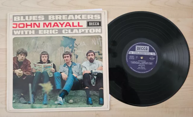 John Mayall With Eric Clapton "Blues Breakers" Blues Rock LP Decca Italy
