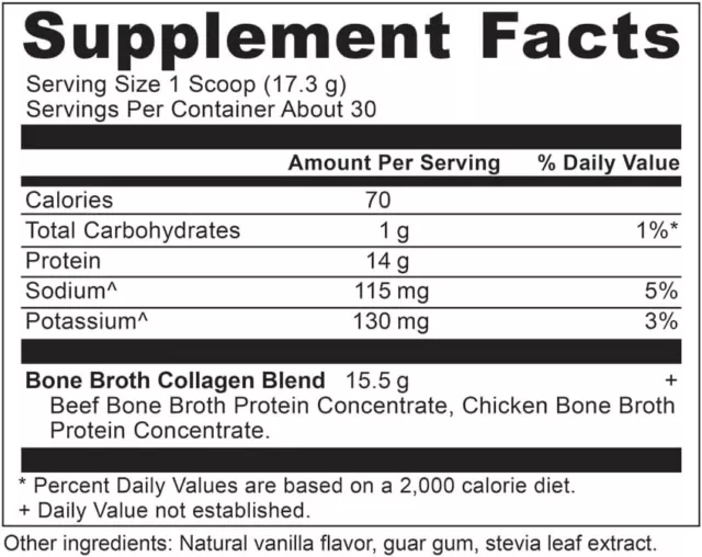 Ancient Nutrition Collagen Powder, Bone Broth Collagen, Vanilla, 30 Servings 2