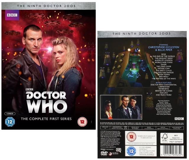 DR WHO 2005 Series 1 - Doctor Christopher ECCLESTON+Rose Season R2/4 DVD not US
