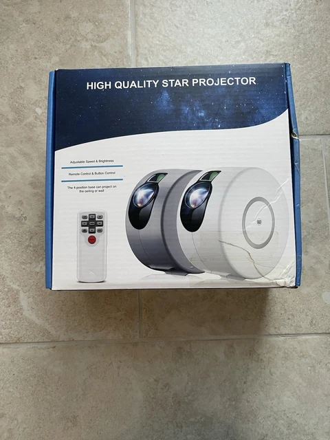 Projector Back Controls LED STAR GALAXY Projector with Remote Control Adjustable Speed ...