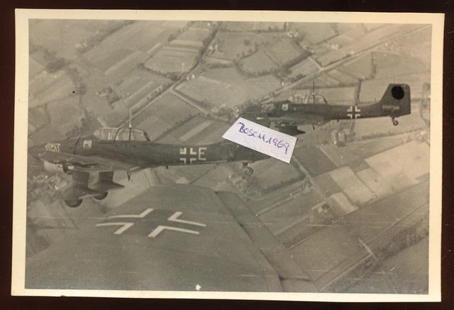 Foto - Stuka Flugzeuge in der Luft - 1930/40er