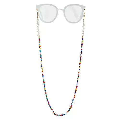 C·QUAN CHI Collier de perles naturelles Collier de perles multicolores Boucle...