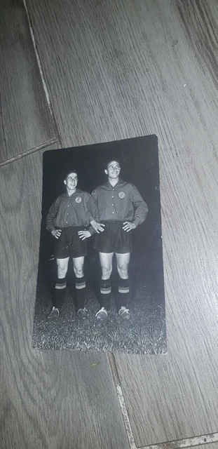 Lot De 5 Photos Vintage 1929 - Match De Football A.E.M. - Italie