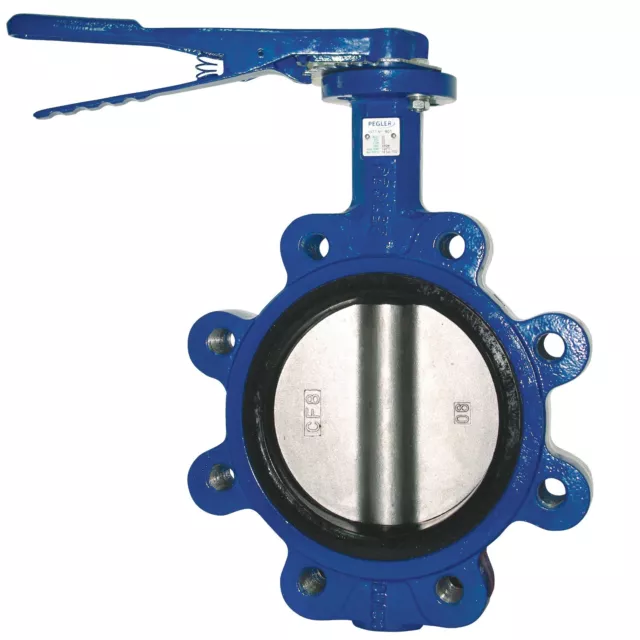 Pegler butterfly valve (lever operated) Lug DN80 PN16 (REF B1S1)