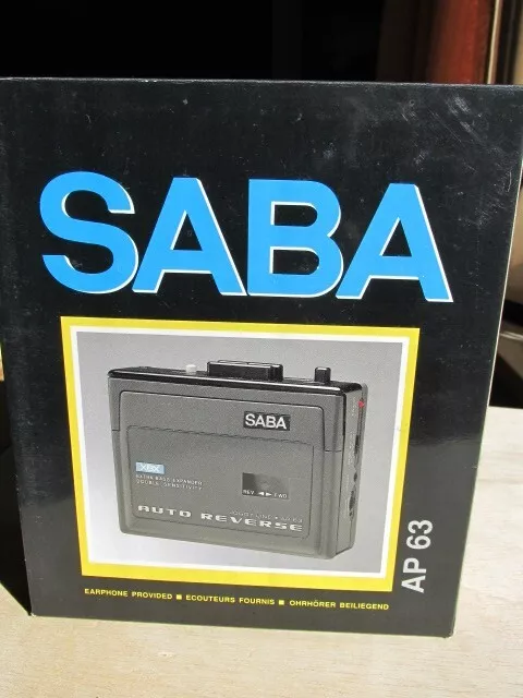 Saba AP 63 Walkman-neu