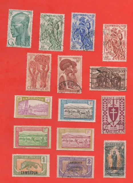 15 Briefmarken Kamerun (K5228)