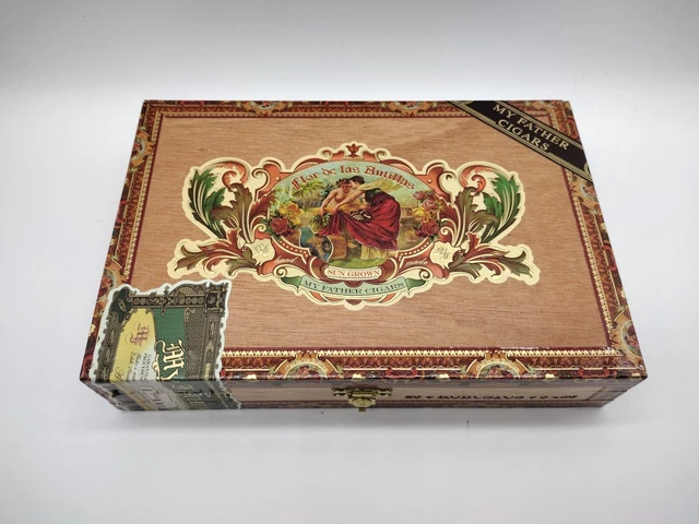 My Father Cigars Flor de las Antillas 5 x 50 Robustos Wooden Cigar Box