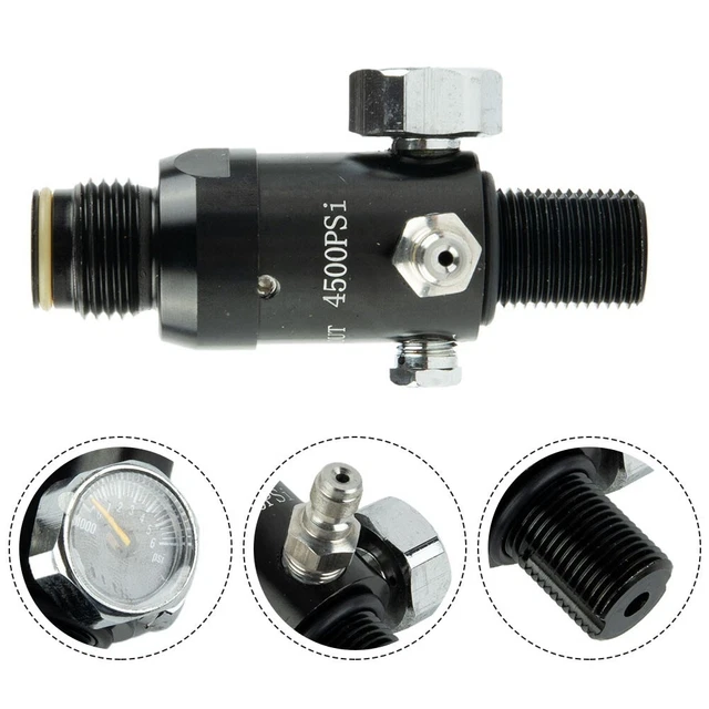 Régulateur de vanne de réservoir d'air 4500psi régulateur 4500psi G1/2-14 fil