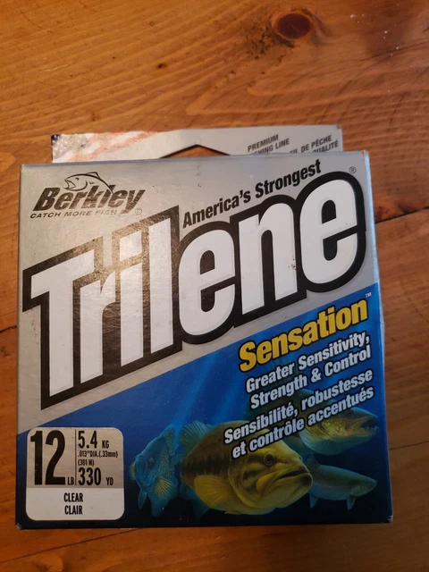 BERKLEY TRILENE XT FISHING LINE 12 lb  330 yd. Clear