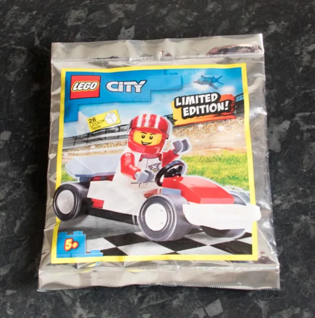 LEGO CITY: Go-Kart with Driver Polybag Foil Pack Set 952005 New & Sealed