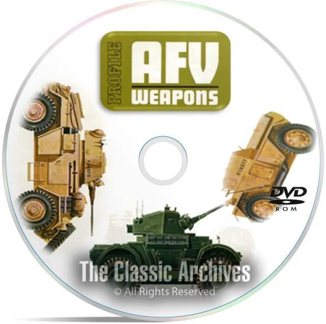 Profile Publications Armored Fighting Vehicles -65 Volume AFV History CD DVD B54