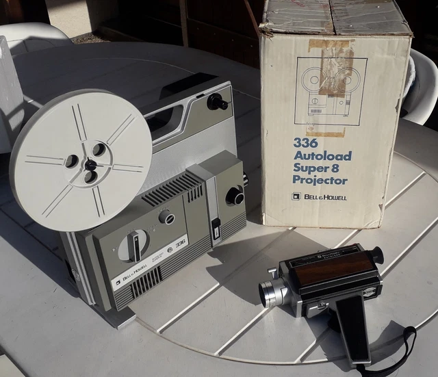 Projecteur De Film Super 8 Bell & Howell 346A Vintage – Fonctionnel – Avec Boîte