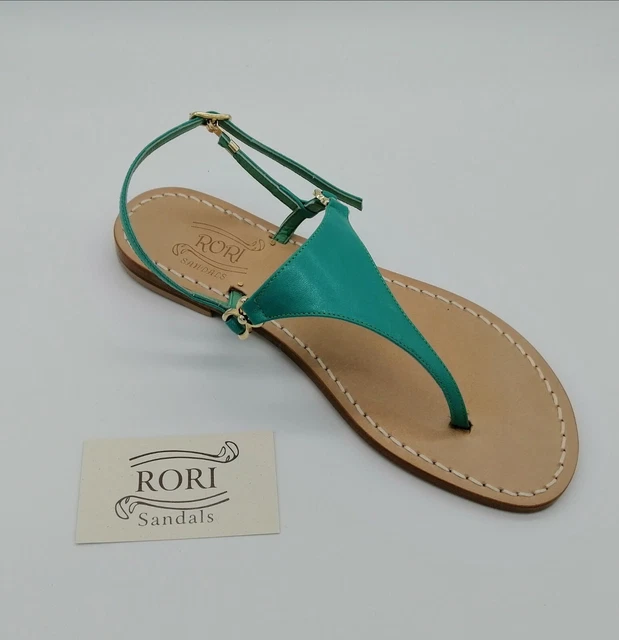 Sandales Femme Caprese Faites à Main - Cuir - Positano - Toutes Tailles - Neuf Avec Emballage