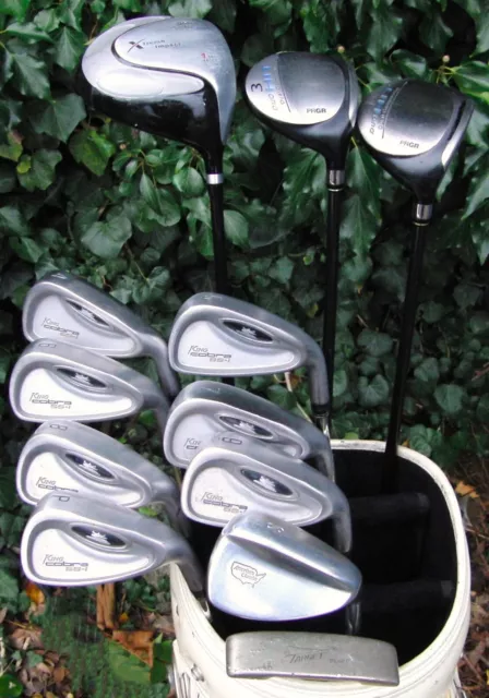 Set of King Cobra SS-i 4-SW+ Slazenger Driver+ PRGR 3Wood+ 4Wood+ Target Putter Set of King Cobra SS-i 4-SW+ Slazenger Driver+ PRGR 3Wood+ 4Wood+ Target Putter