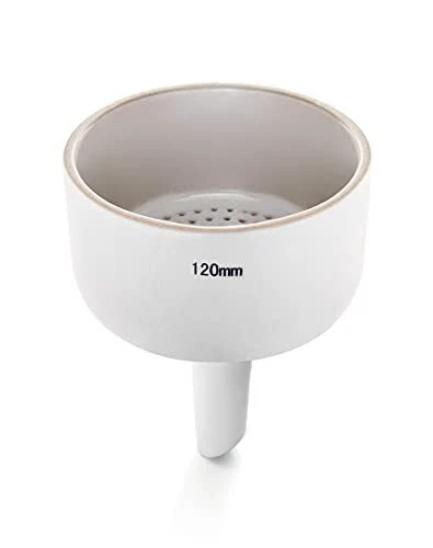 QWORK 120mm Porcelain Buchner Funnel Filtration Funnel for Lab