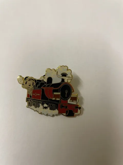 Genuine Disney Mickey Train Vintage Trading Pin Badge Rare