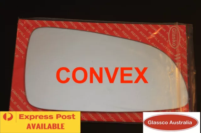 RIGHT Driver side CONVEX mirror glass for HOLDEN ASTRA AH (2005-2009)