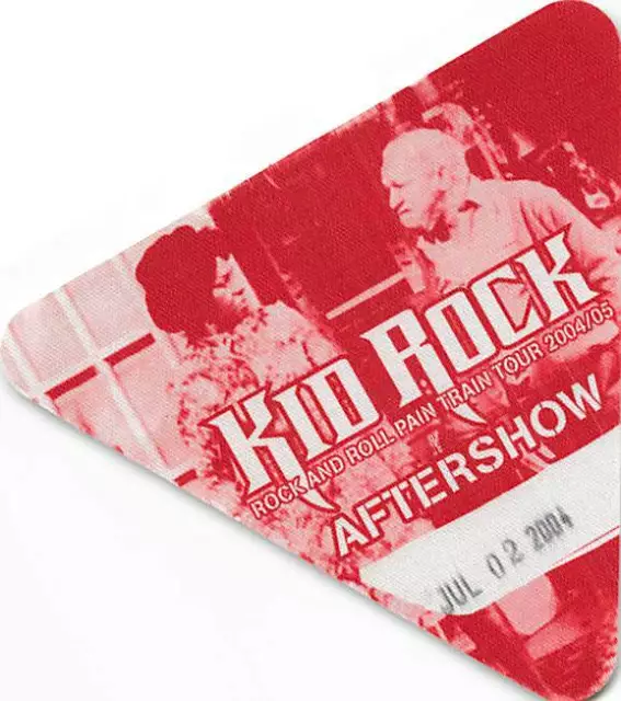 Kid Rock Backstage Pass 2004 Red Triangle Aftershow Variant