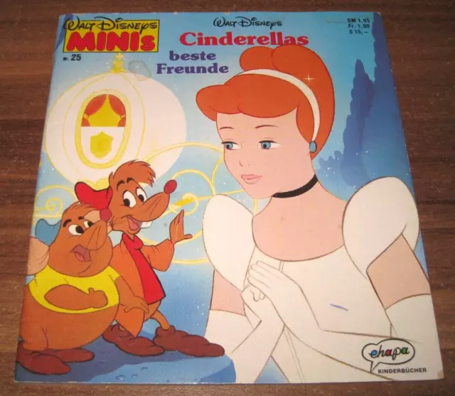 Cinderellas beste Freunde Walt Disney Minis Nr.25 Ehapa Comic Buch Z2-