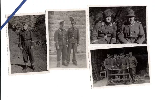 Foto 4x Grenadier Regiment 253, Oberfeldwebel, Spieß, Westalpenfront 1944/45