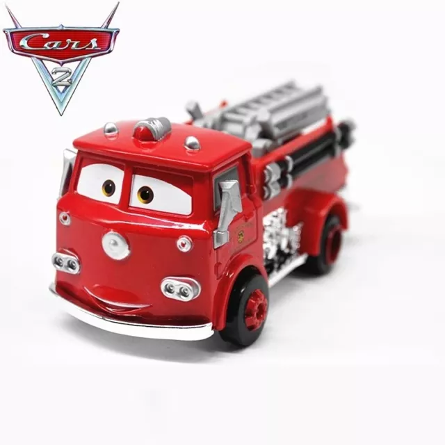Disney Pixar Cars Red Firetruck  No.95 McQueen 1:55 Diecast Kids Toy Collect