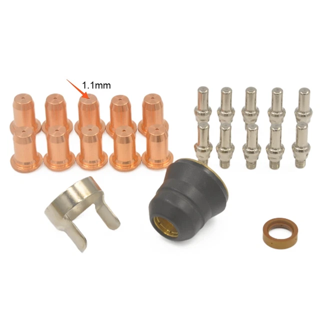 Kit Buses Et Embouts Pour Soudure MIG Sans Gaz - Compatible 14AK/15AK, Tailles 0.8mm Et 1.0mm - 2