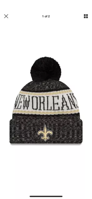 New Orleans Saints 2018 Nfl New Era Official On Field Sideline Beanie Knit Mutze