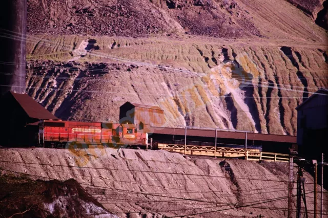 Vtg 1988 Train Slide Smelter 2 Kennecott Minerals Co Copper Mine Engine UT X6L17