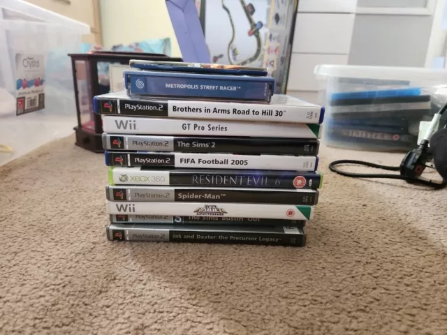 Joblot Games Bundle Ps2 Dreamcast Xbox Wii Nintendo Ps1 Xbox 360