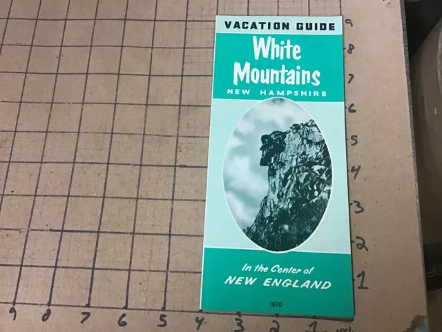 HIGH GRADE brochure -- 1970 vacation guide WHITE MOUNTAINS -- New Hampshire