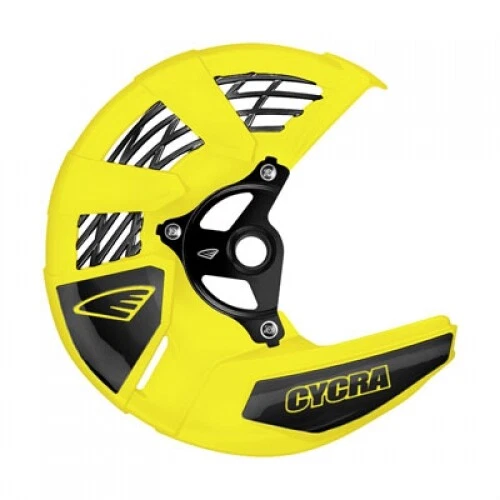 Cycra Tri-Flow Front Disc Cover with Mounting Kit Yellow 1910910045