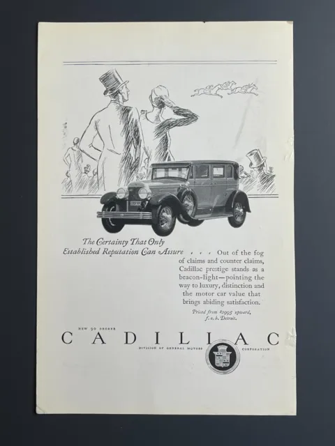 Original 1926 - The 90 Degree Cadillac - Original Print Advertisement (10 x 6.5)