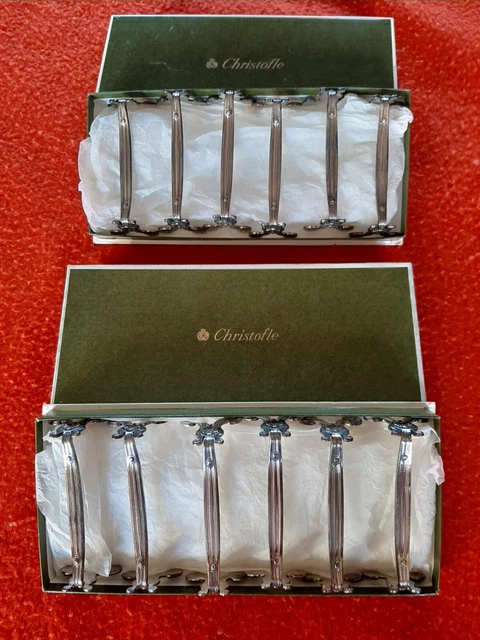 Christofle - Table knife - Ensemble de 9 couteaux à dîner modèle Marie