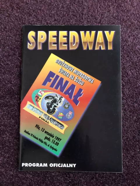 Speedway programme World Pairs Final Poland 1997