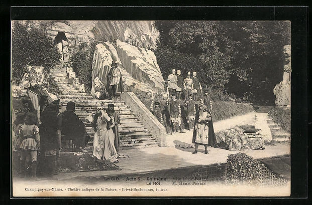 CPA Champigny-sur-Marne, Ancient Theatre of Nature, Le Cid