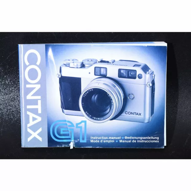 Contax G1 Manual/Manual de Uso / Instrucciones En Alemán