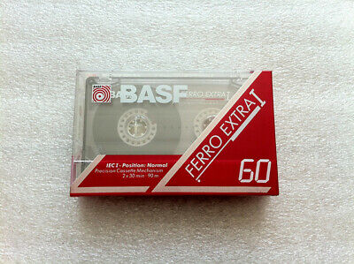 BASF cassette K7 tape RED C 60 french promo blank vierge NEW NEUF NEU 