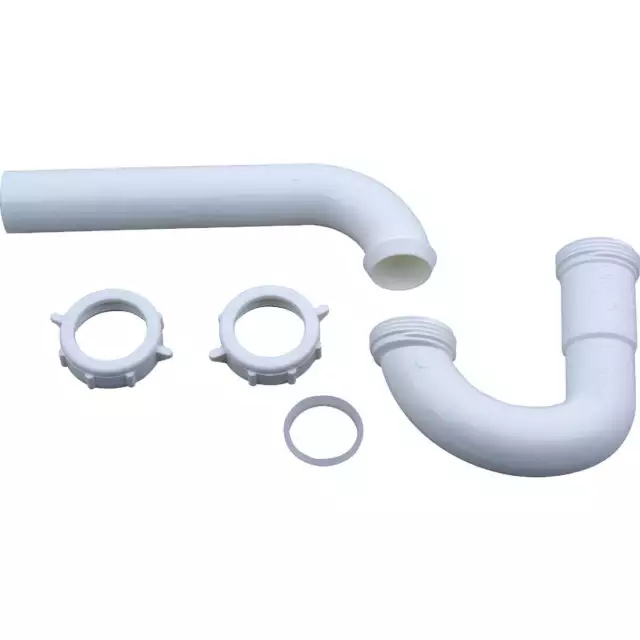 Do it Best 1-1/4 In. White Plastic P-Trap 434756 SIM Supply, Inc. 434756 1-1/4