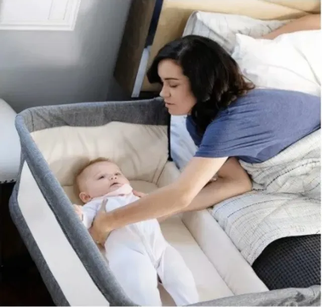 Bassins de lit bébé portables mini lit pliant chevet couchette équipement cadeau 3