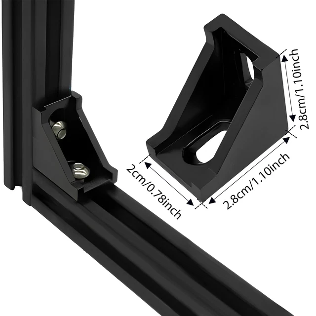 2020 Series Aluminum Profile Connector Kit European Standard Corner LiCKs