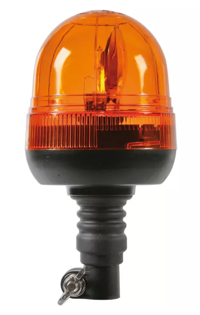 RH-3, Lampe Rotatif Halogène avec Base Flexible Et Attaque din, 12/24V LAMPA