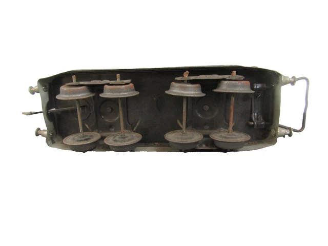 JEP PULLMAN PASSENGER Car Bogies O Scale 0 1952 Litho Tin Ref 4241-V £ ...