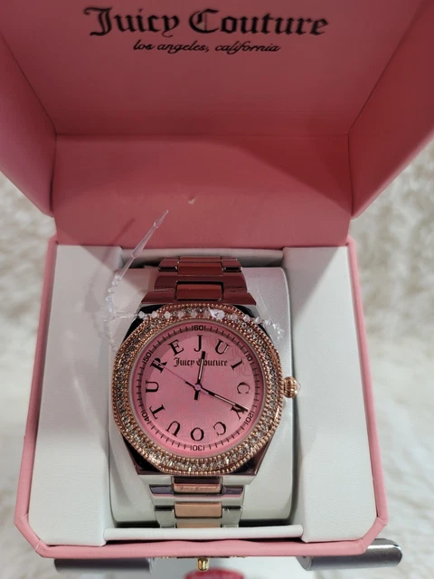 JUICY COUTURE VINTAGE Watch Pink Face With Leather Strap  display picture 2