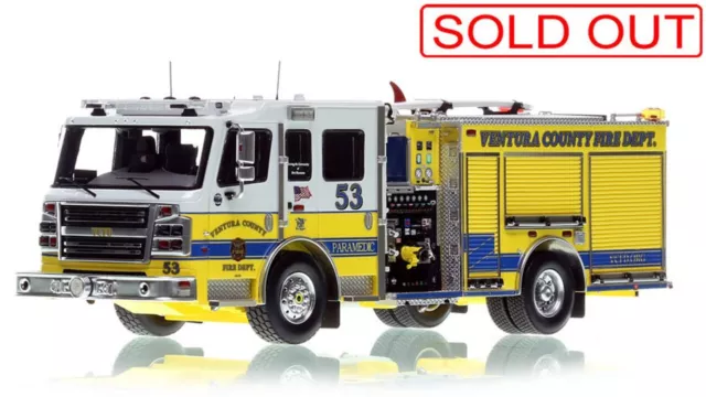 Fire Replicas 1/50 Ventura County Rosenbauer Commander Engine 53 Port Hueneme