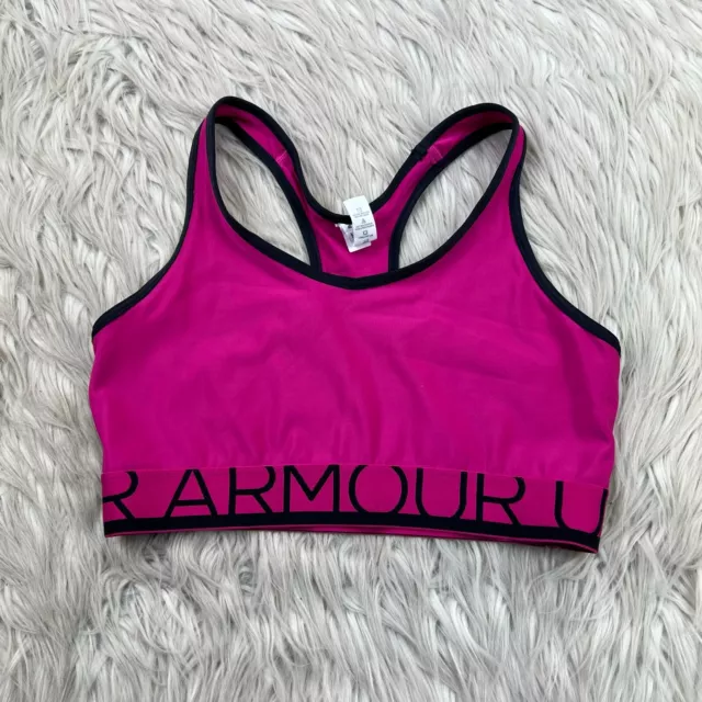 Under Armour Women's M Pink Black Still Gotta Have It Sports Bra