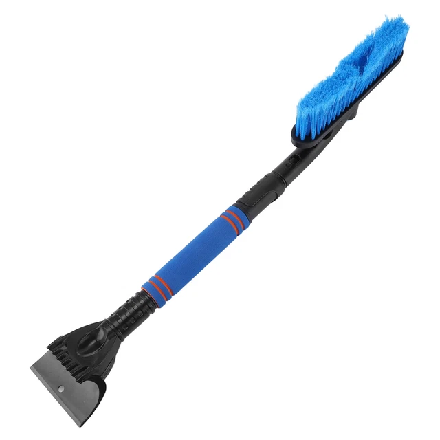 Spazzolino da neve automatico raschietto ghiaccio 2 in 1 multifunzione 55-70 cm estensibile rimovibile