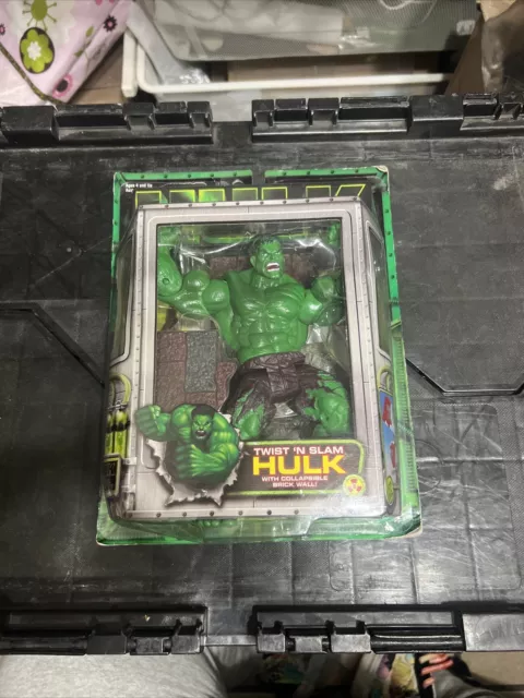 Figura de Marvel Hulk Película Twist 'N Slam Nuevo Toy Biz 2003