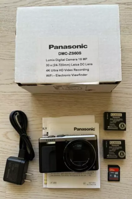 Panasonic LUMIX ZS60 18.0MP Digital Camera - Silver